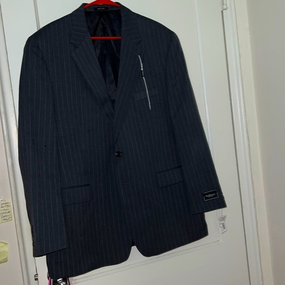 NWT van heusen wool charcoal blazer size:48R